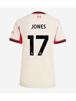 Billige Liverpool Curtis Jones #17 Bortedrakt Dame 2025-26 Kortermet